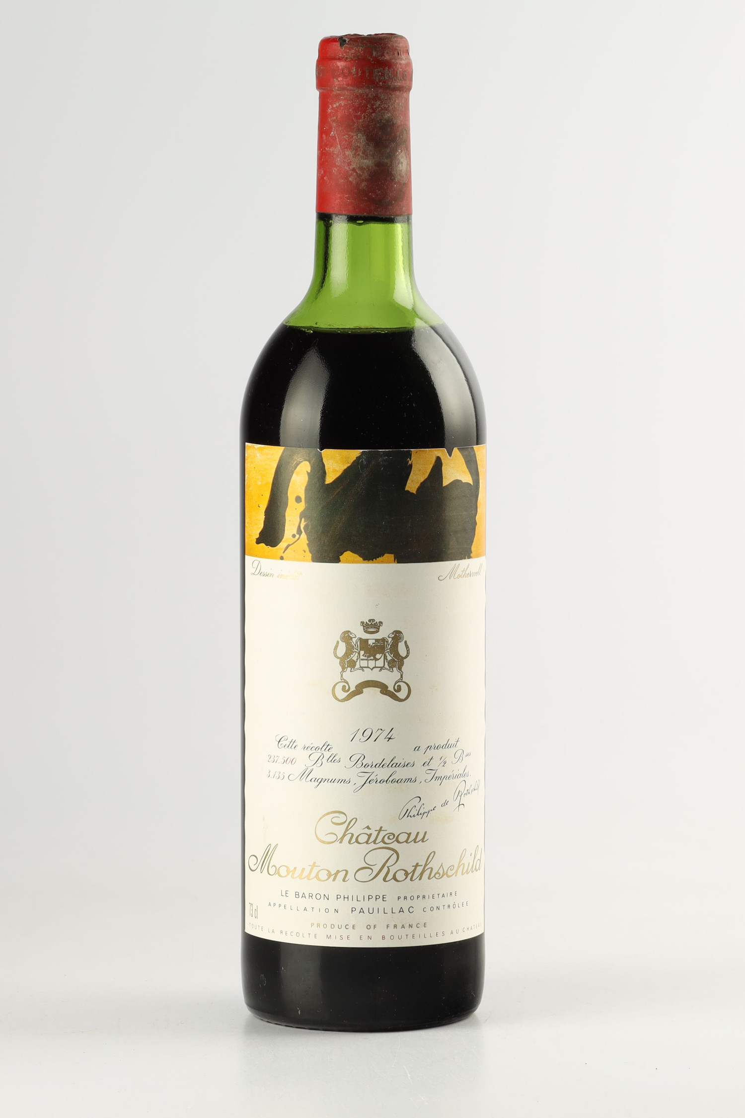 Château Mouton Rothschild 1974, Pauillac