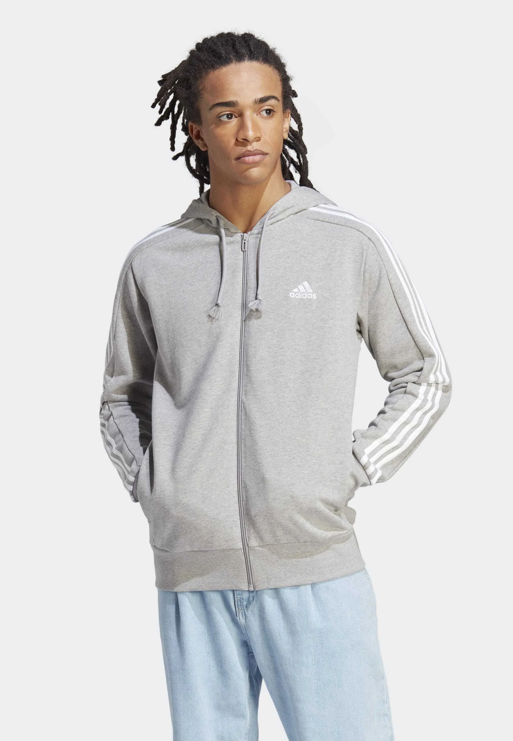 adidas Sportswear ESSENTIALS 3-STRIPES FULL-ZIP - Sudadera con cremallera