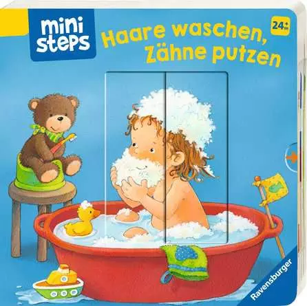 ministeps: Haare waschen, Zähne putzen