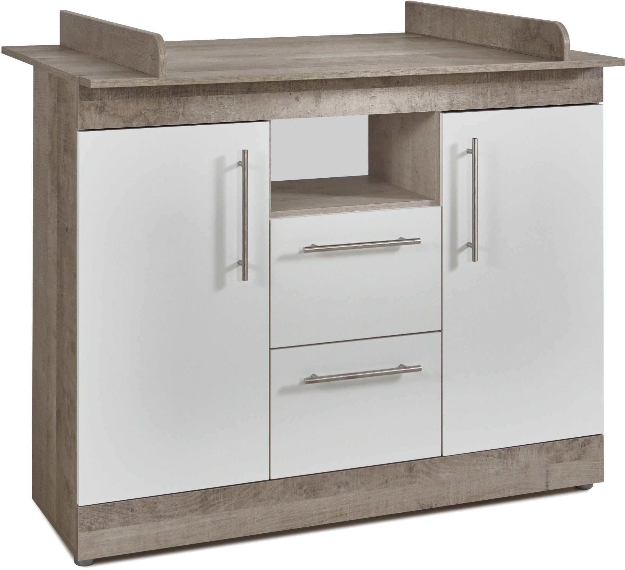 arthur berndt Babyzimmer-Komplettset Selina, (Set, 3-St., Kinderbett, Wickelkommode, Schrank), Made in Germany; bestehend aus Kinderbett, Wickelkommode und Schrank