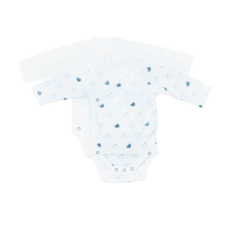 Lot de 2 bodies manches longues Blue baleine