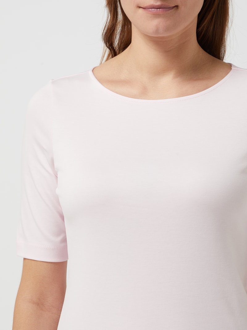 T-Shirt mit 1/2-Arm in hellrosa
