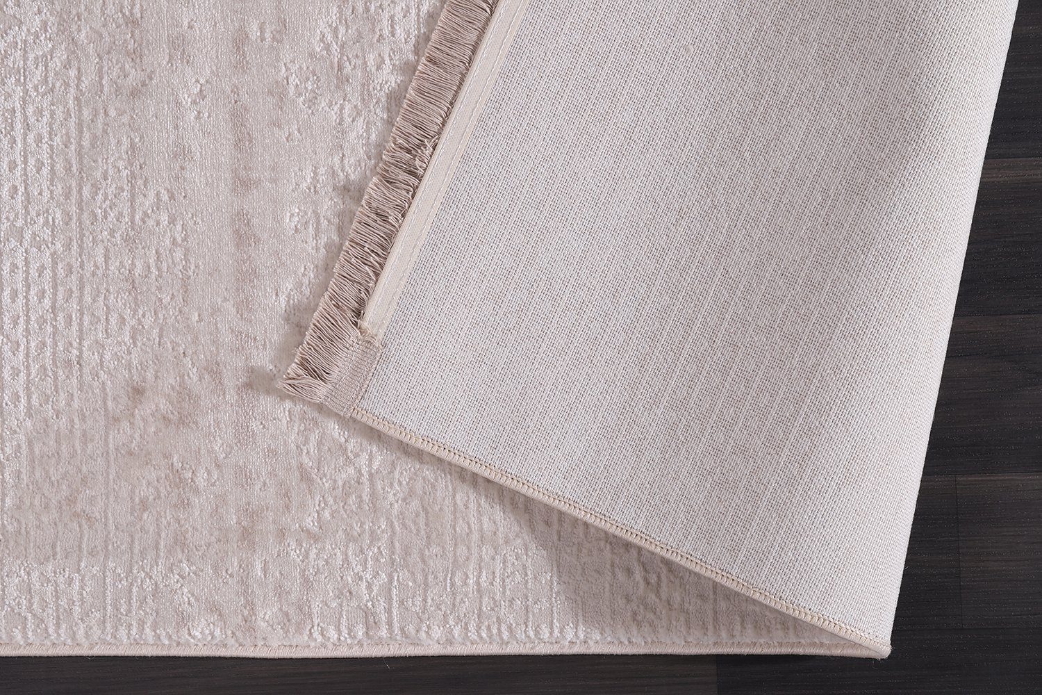 Designteppich Wohnzimmer Designer Teppich Abstrakte Musterung Modern Kurzflor Cream, Carpetilla, Rechtetig, Höhe: 13 mm, Wohnzimmer, Schlafezimmer, kinderzimmeer, Esszimmer, kurzfloor