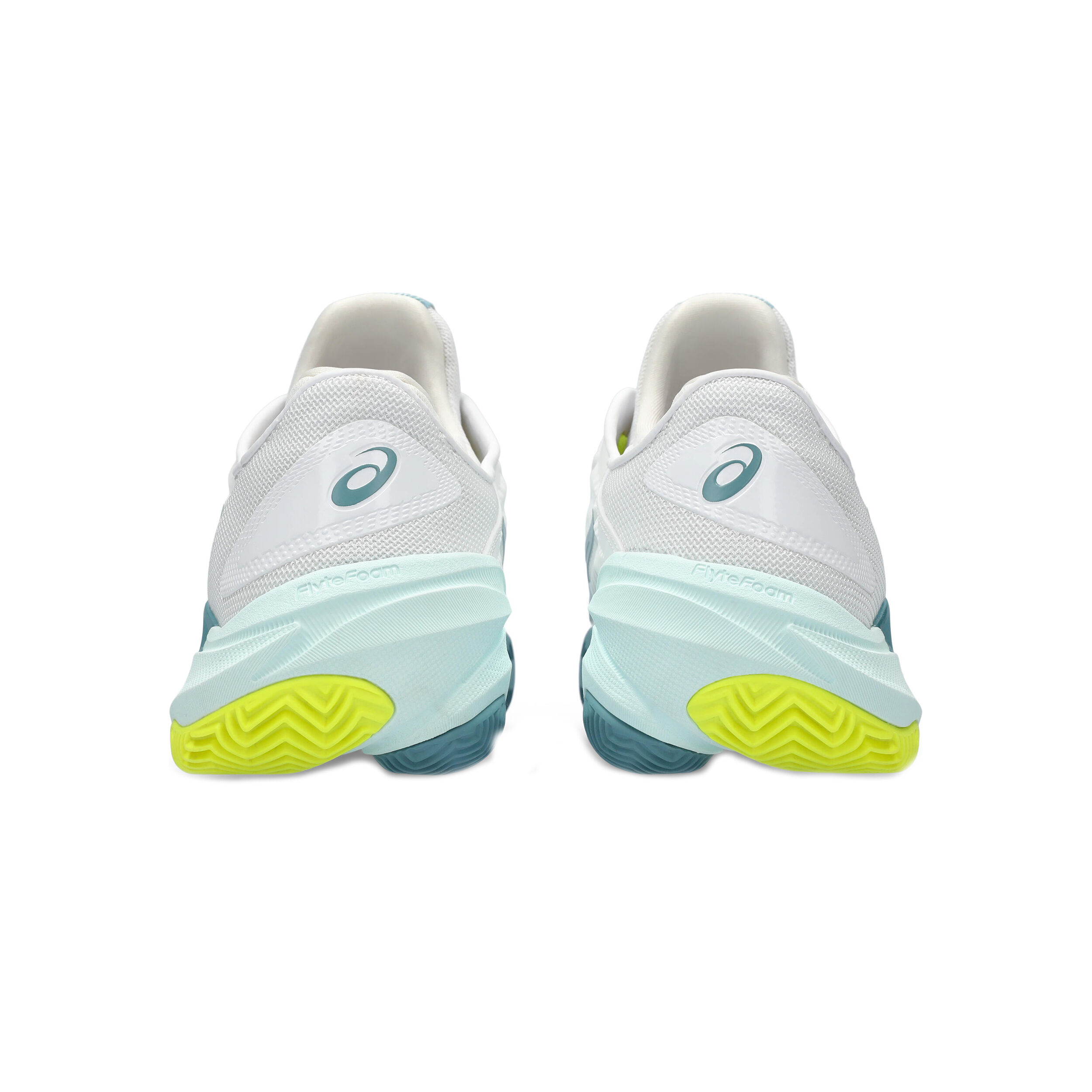Court FF 3 Sandplatzschuh Damen - Weiß, Petrol