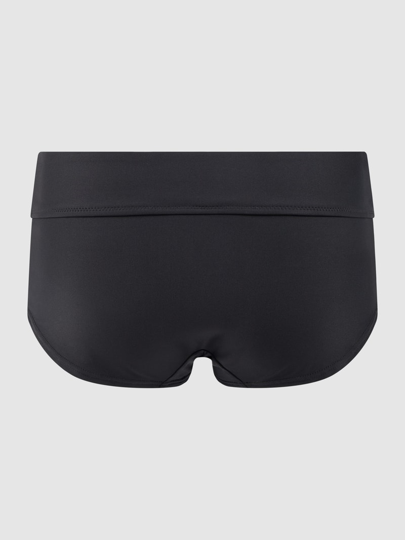 Bikini-Hose mit Stretch-Anteil in schwarz