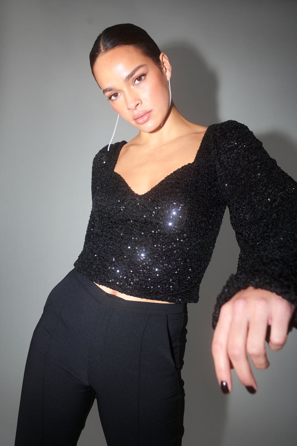 Sequin top