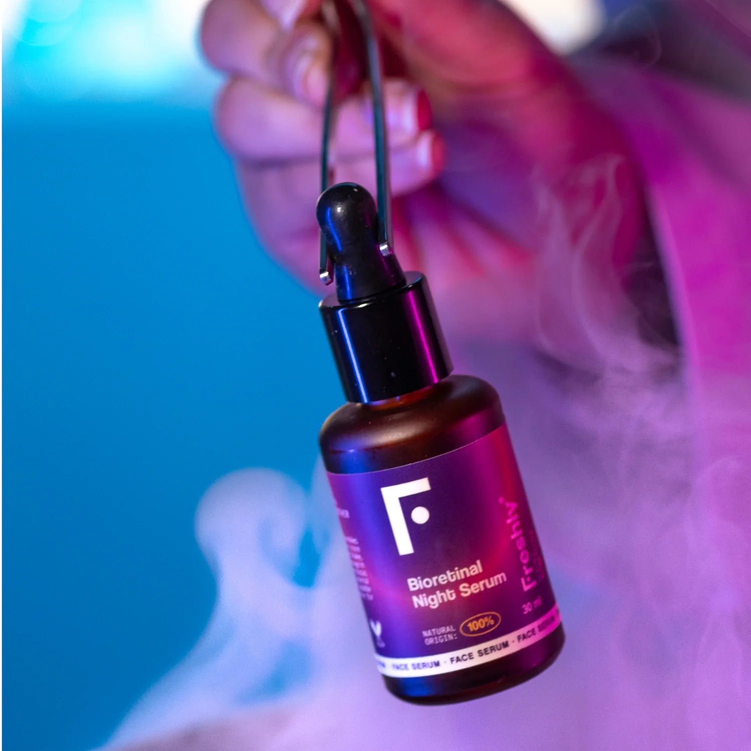Bioretinal Night Serum - Anti-rynke ansigtsserum, Global effekt ansigtsserum, Anti-rynke natansigtsbehandling, Global natansigtsbehandling