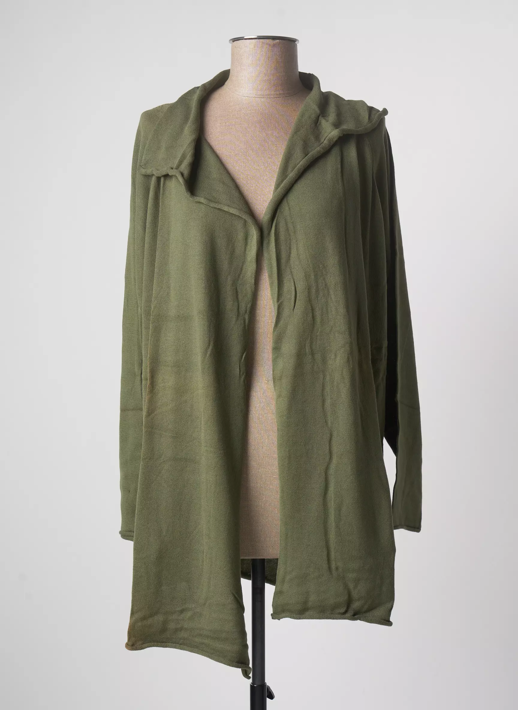 Stefan Green Cardigans Femme couleur vert