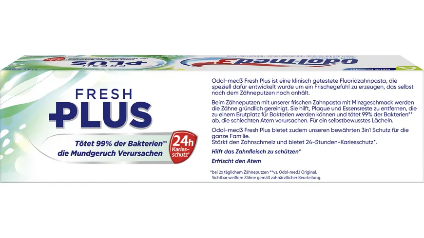 Odol-med3 Fresh Plus Zahncreme 75 ml