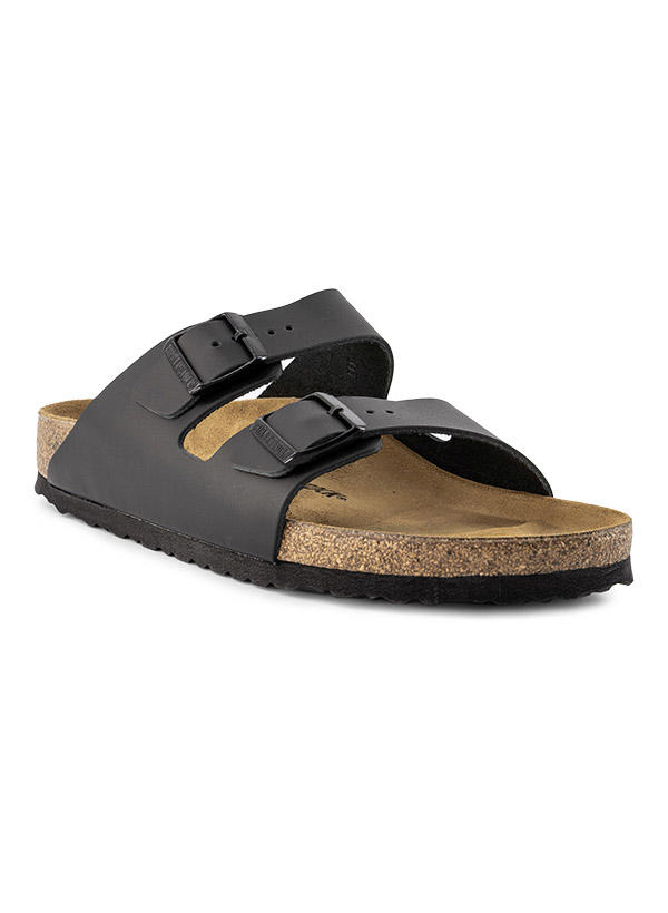 BIRKENSTOCK, Pantoletten, Birko-Flor®, Schmale Passform, schwarz