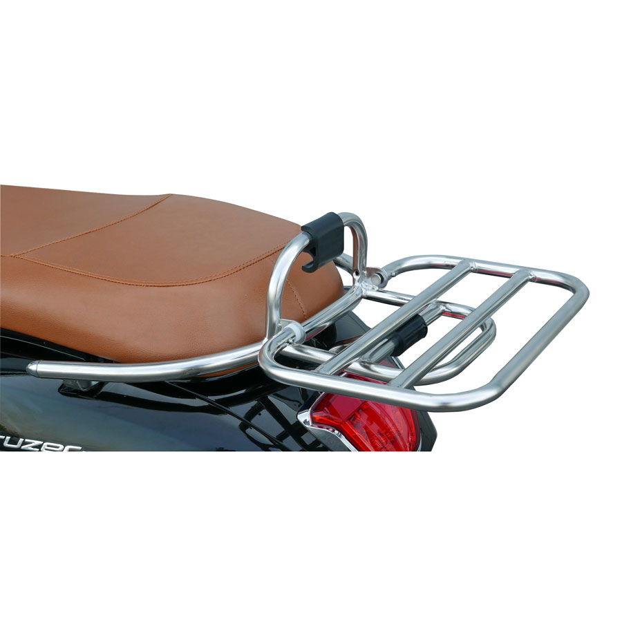 Explorer Gepäckträger zum Klappen in Chrom-Optik für Explorer Cruzer Motorroller, 1 Stück - ATU