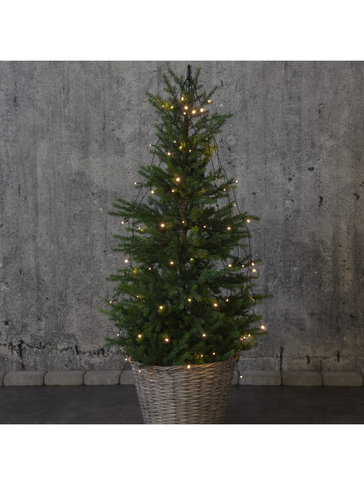 STAR Trading LED Baummantel Lichterkette ,Akku', warmweiß, 140cm (64 Leds, Batterie günstig kaufen onesize