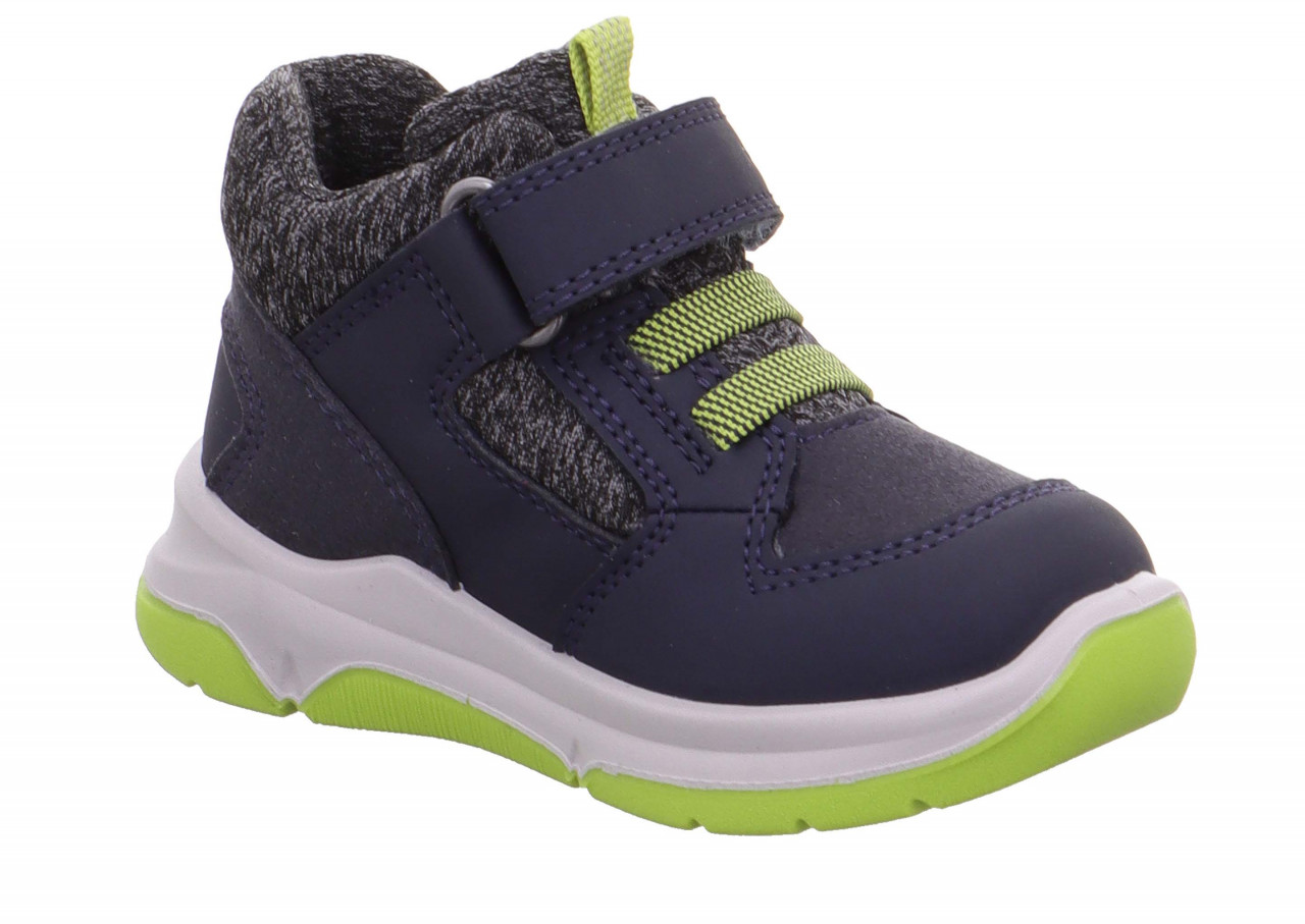 COOPER - Blau/Hellgrün Sneaker low mit Klettverschluss