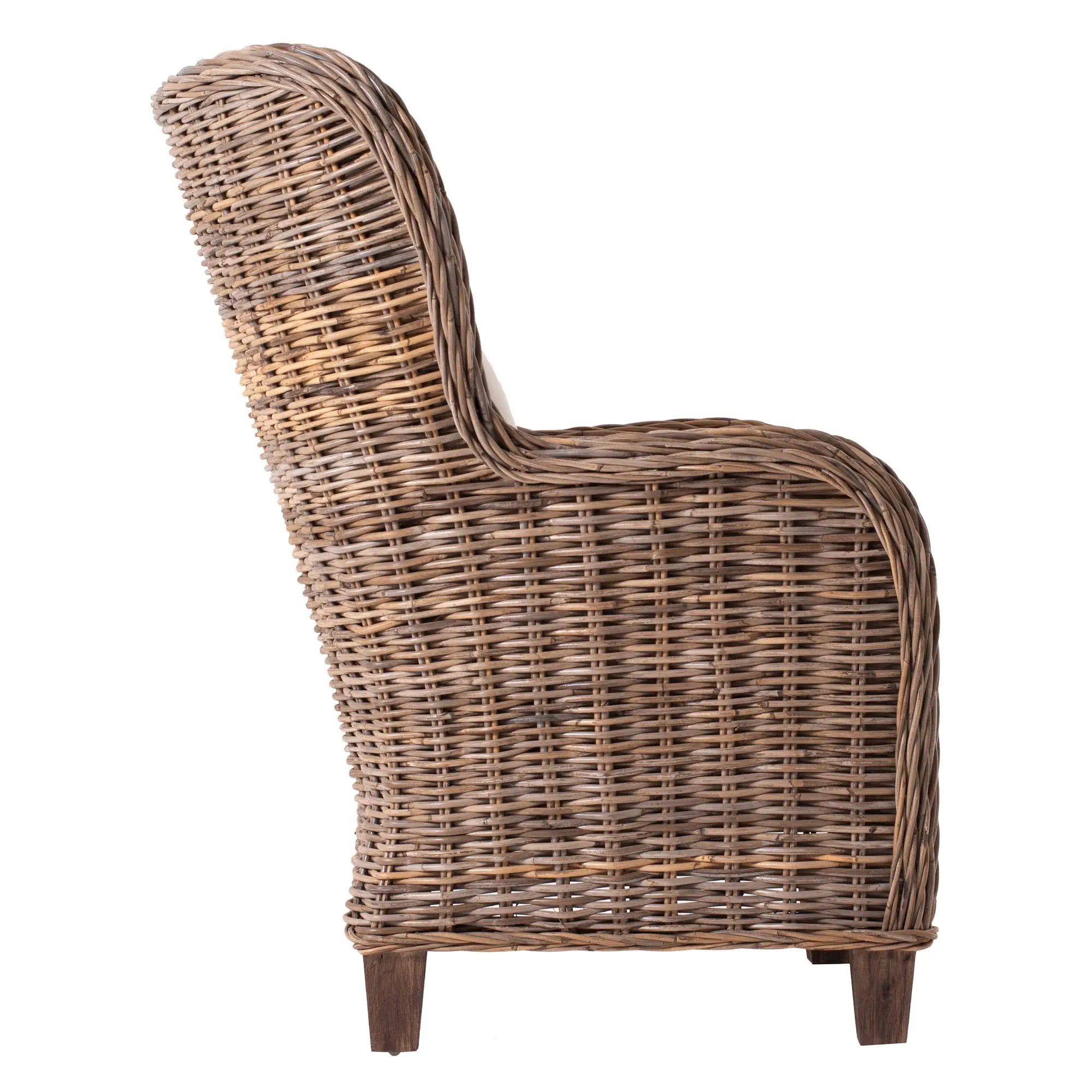 Novasolo Rattanstuhl Wickerworks (1 St), Hohe Rückenlehne, King, King Stuhl