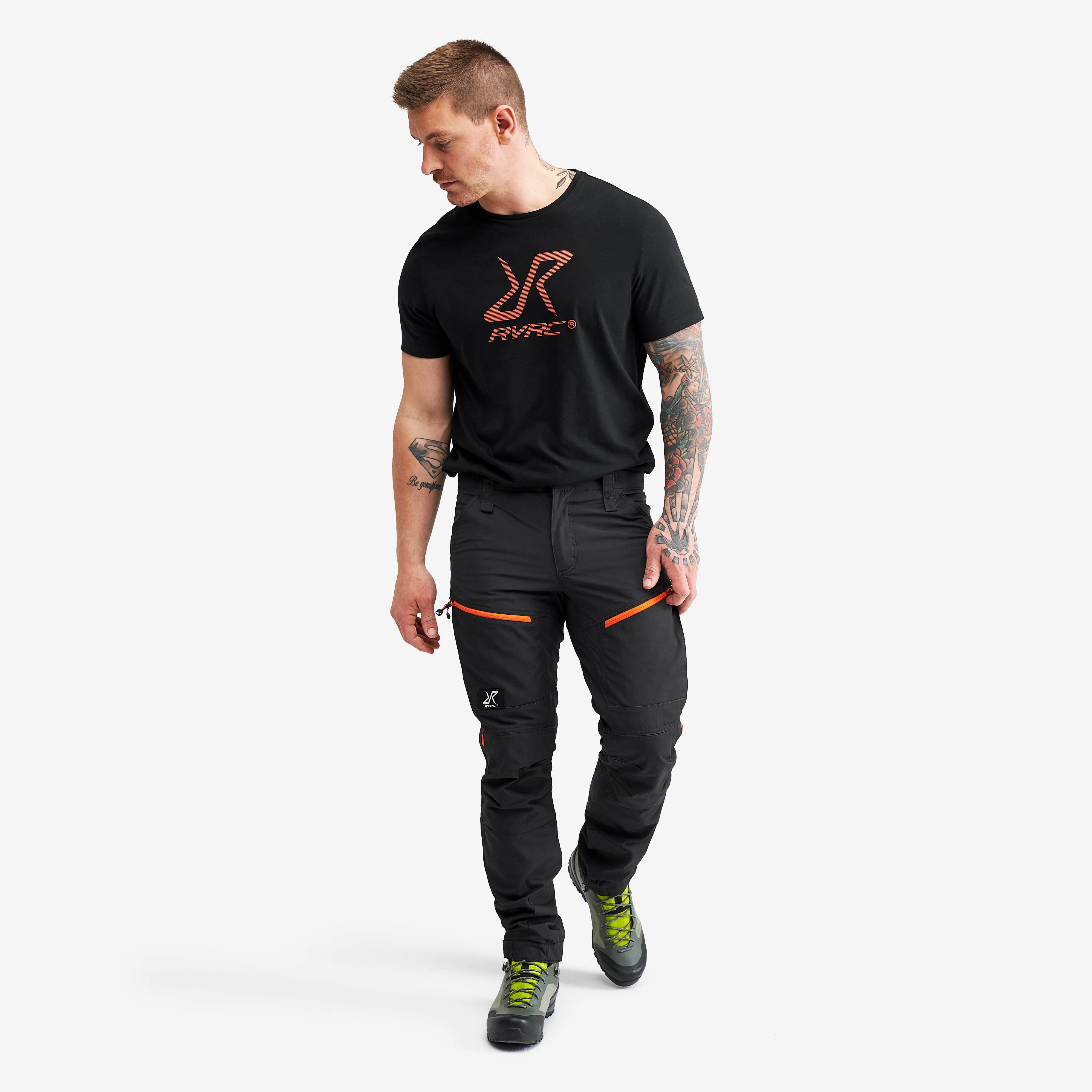 RVRC GP Pro Short Pants Homme Grey/Orange