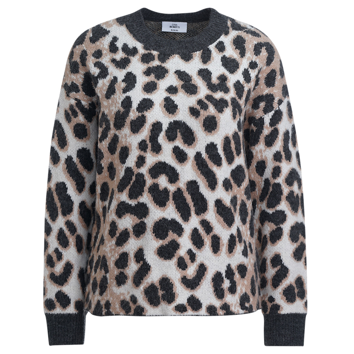 Damen Strickpullover mit Animal-Muster