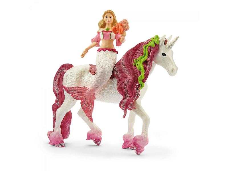 Sirène Feya sur licorne de mer
