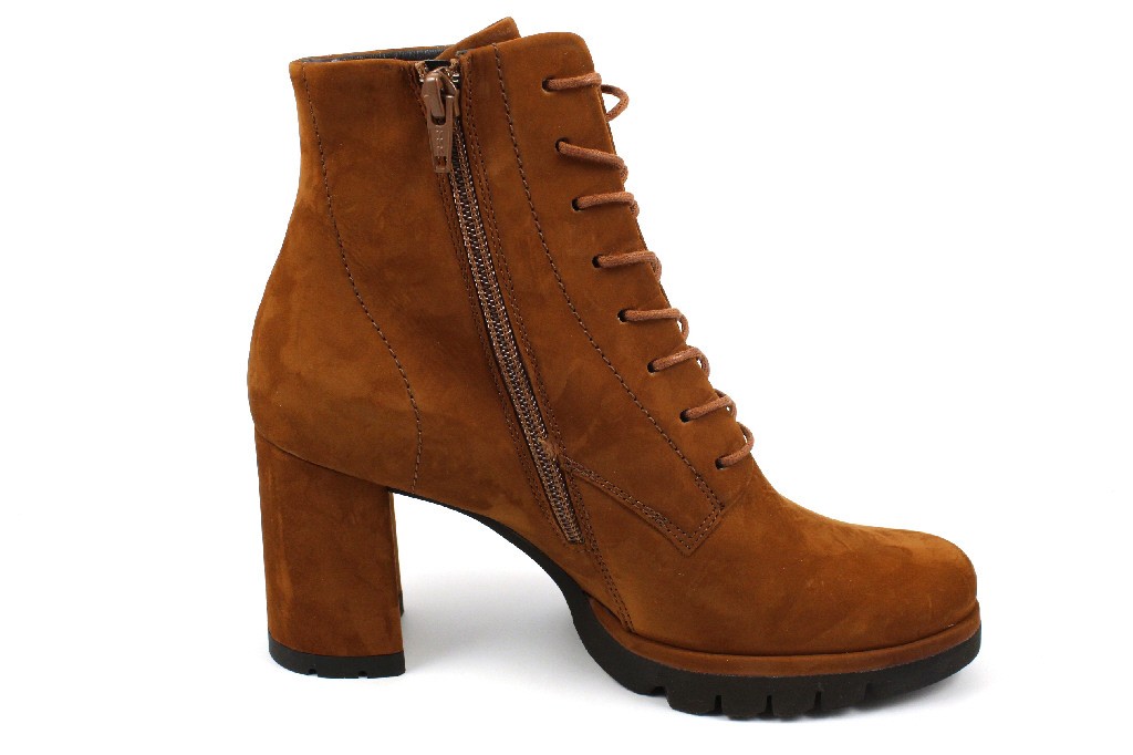 PAUL GREEN Schnür-Stiefeletten braun