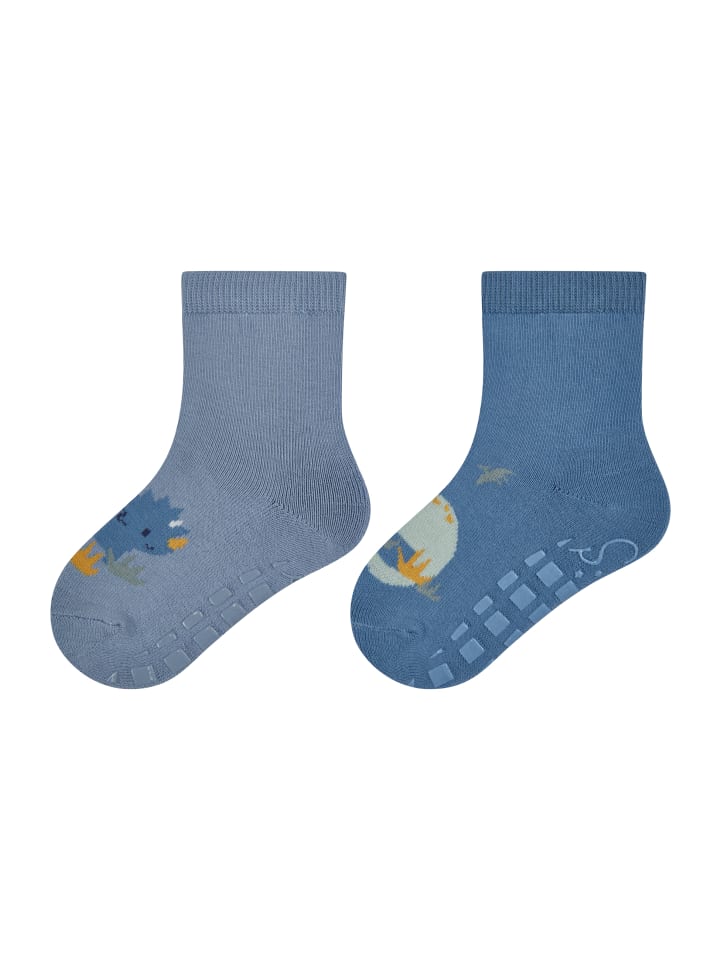 Sterntaler ABS Socken 2er-Pack Dino in helles blau günstig kaufen