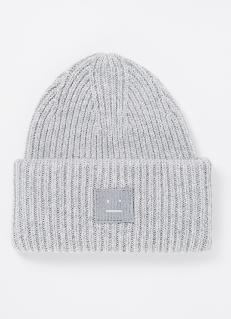 Prążkowana wełniana czapka Acne Studios