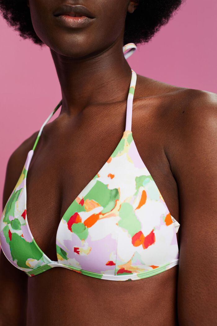 Recycelt: wattiertes Triangel-Top