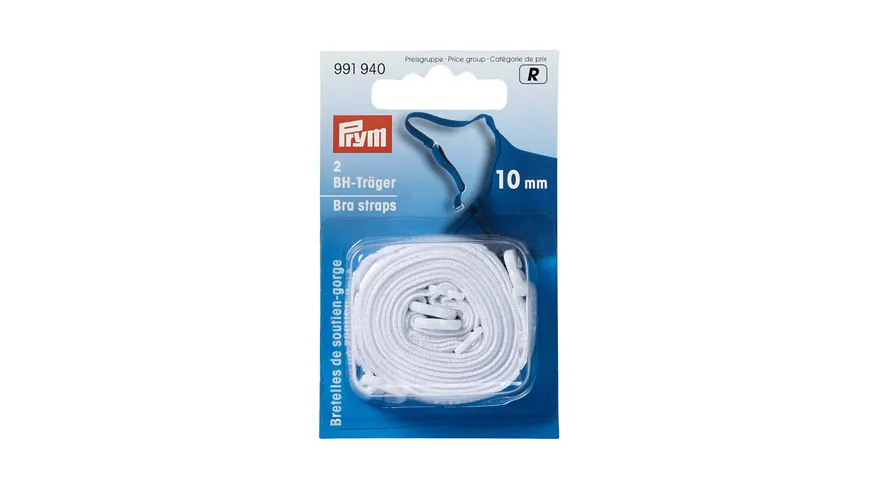 Prym BH-Träger 10 mm weiß