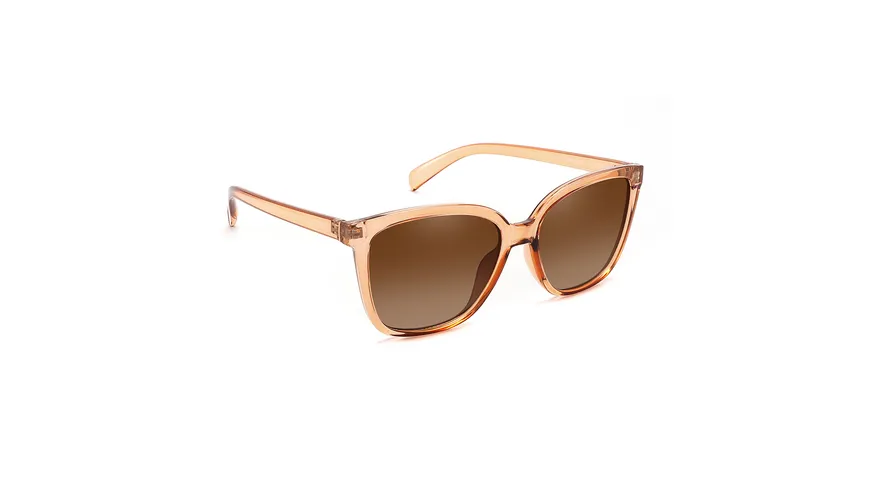 Caresse Brillenmode Sonnenbrille crystal brown