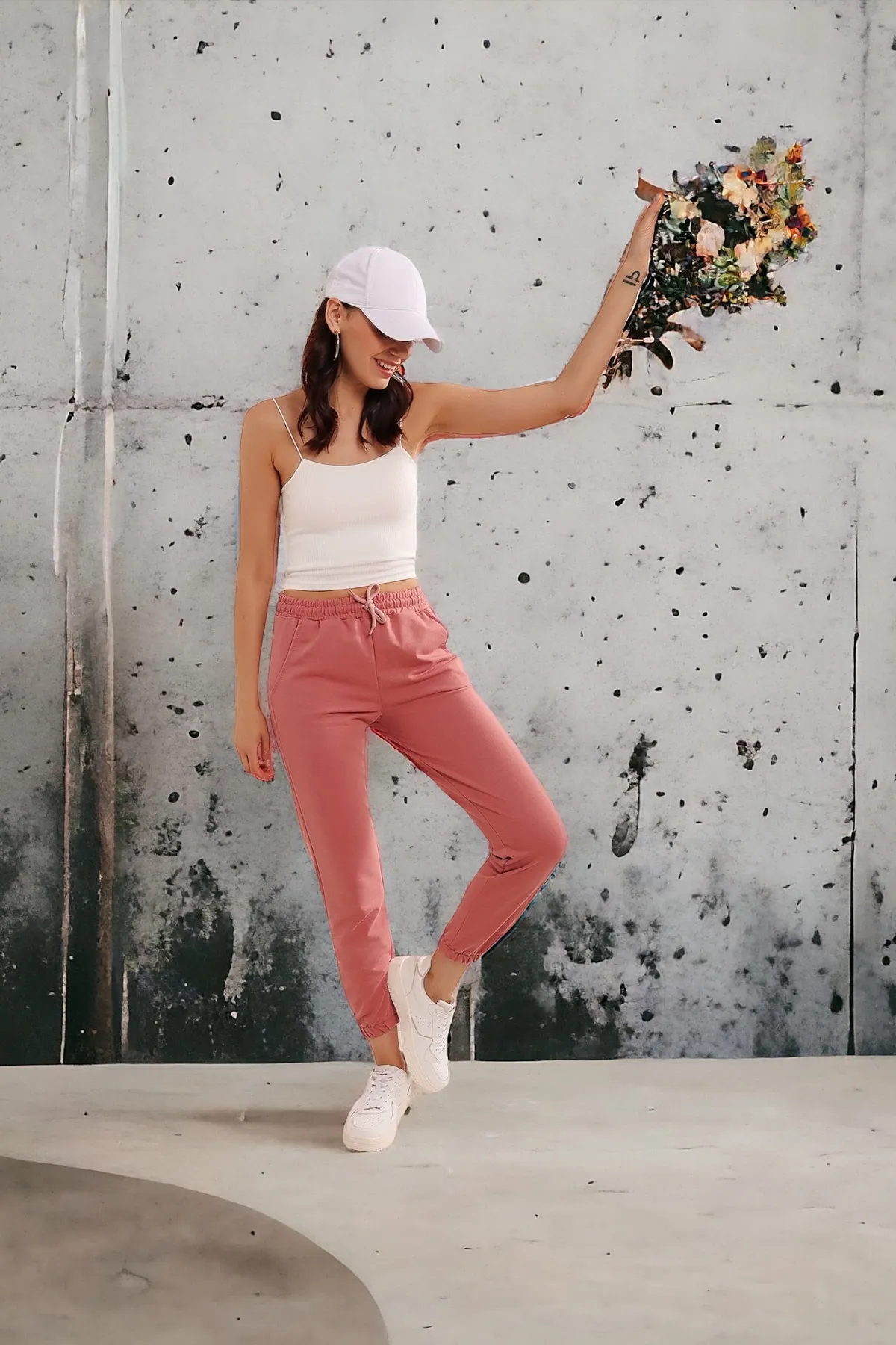 HAKKE  Damen-Jogginghose mit Pudertaschen