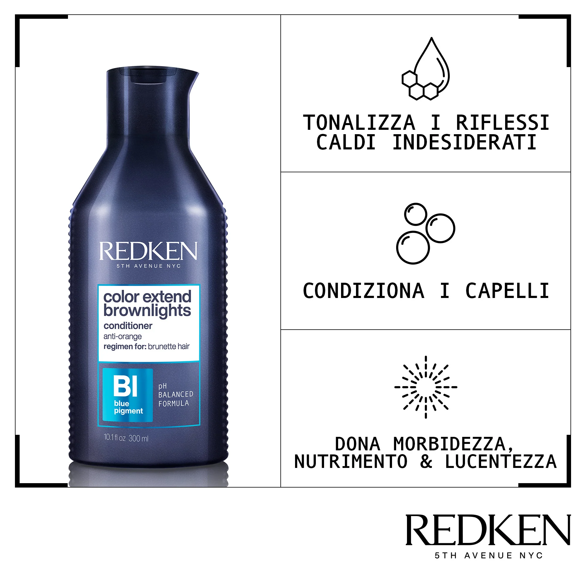 Acondicionador Color Extend Brownlights - Acondicionador para el cabello que protege el color