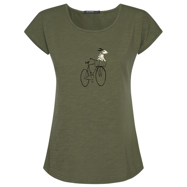 GreenBomb - Women's Bike Dog Basket (Cool) - T-Shirt