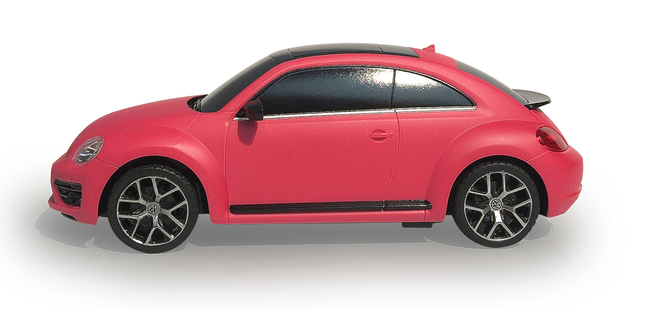 Jamara e.K. JAMARA-403004-VW New Beetle 1:24 pink/rot 2,4GHz UV Photochromic Serie