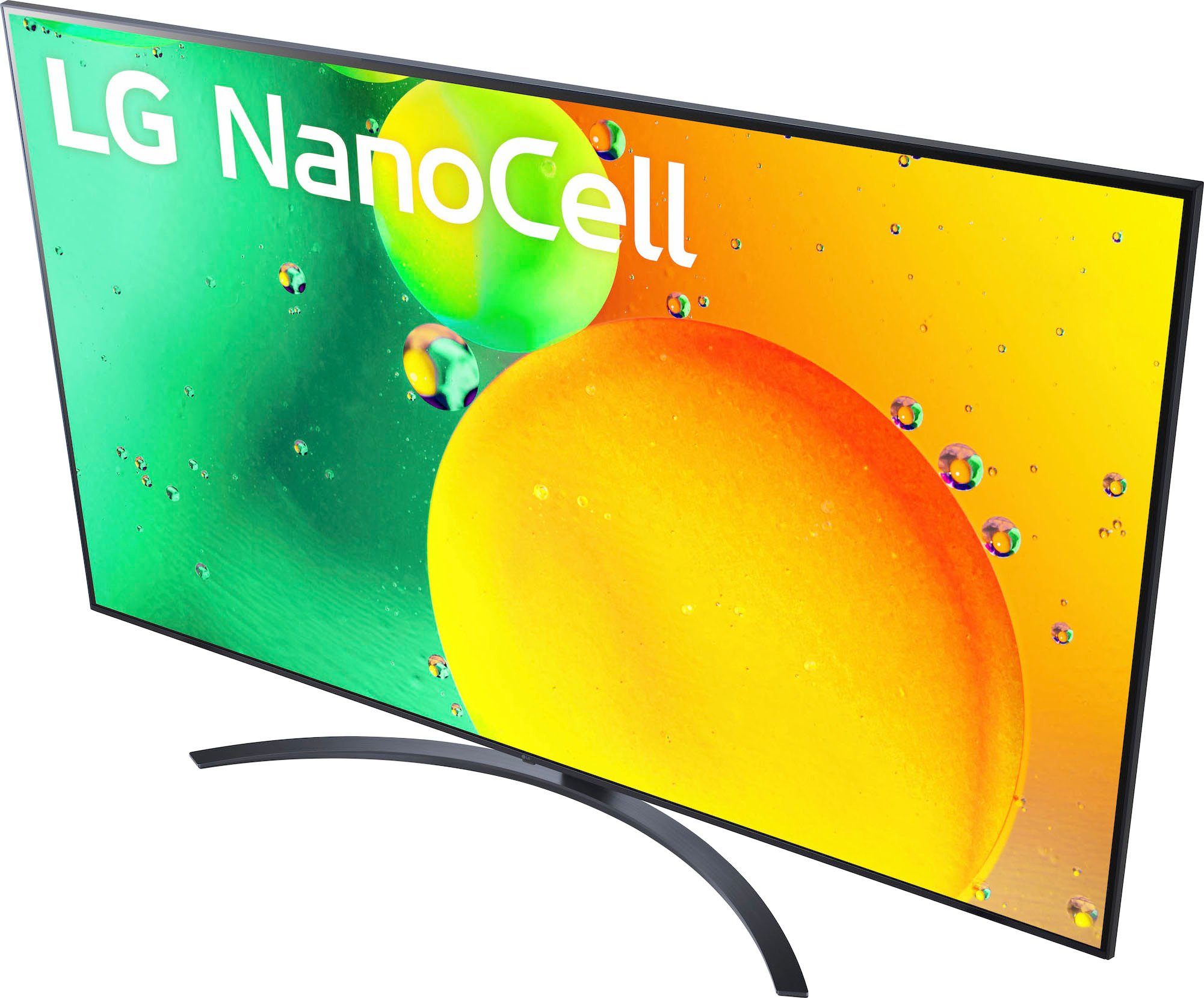 LG 75NANO769QA LED-Fernseher (189 cm/75 Zoll, 4K Ultra HD, Smart-TV, α5 Gen5 4K AI-Prozessor, Direct LED, HDMI 2.0, Sprachassistenten)