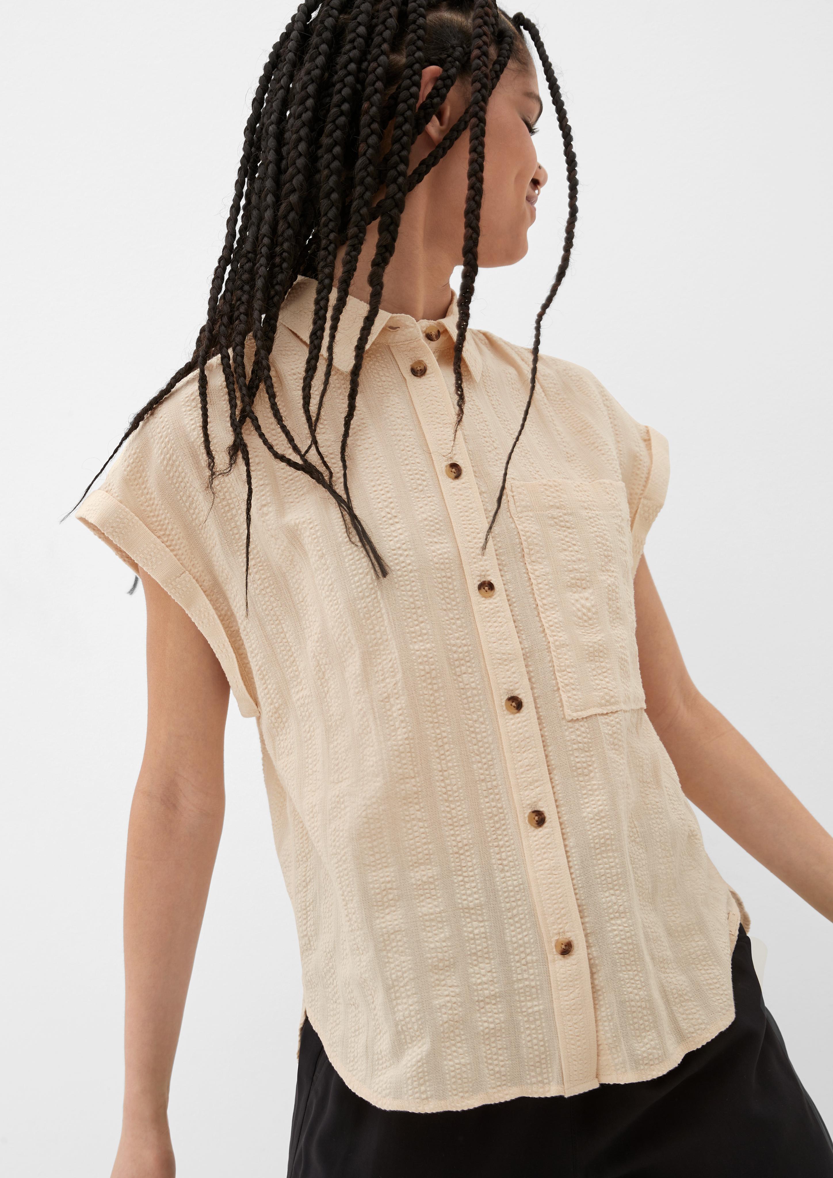 Oversize-Bluse aus Baumwolle  2123630-0805