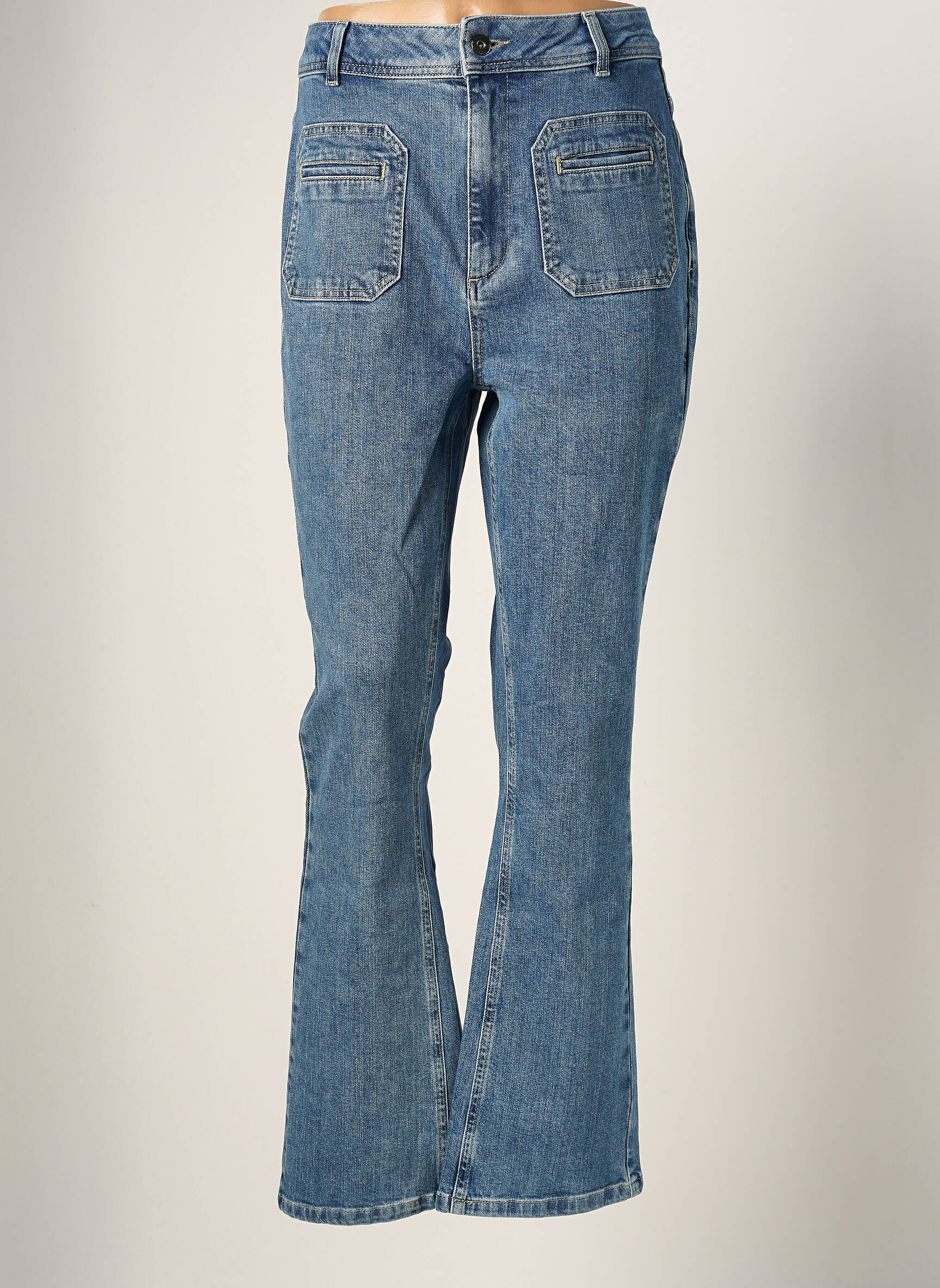 La Fee Maraboutee Jeans Bootcut Femme couleur bleu