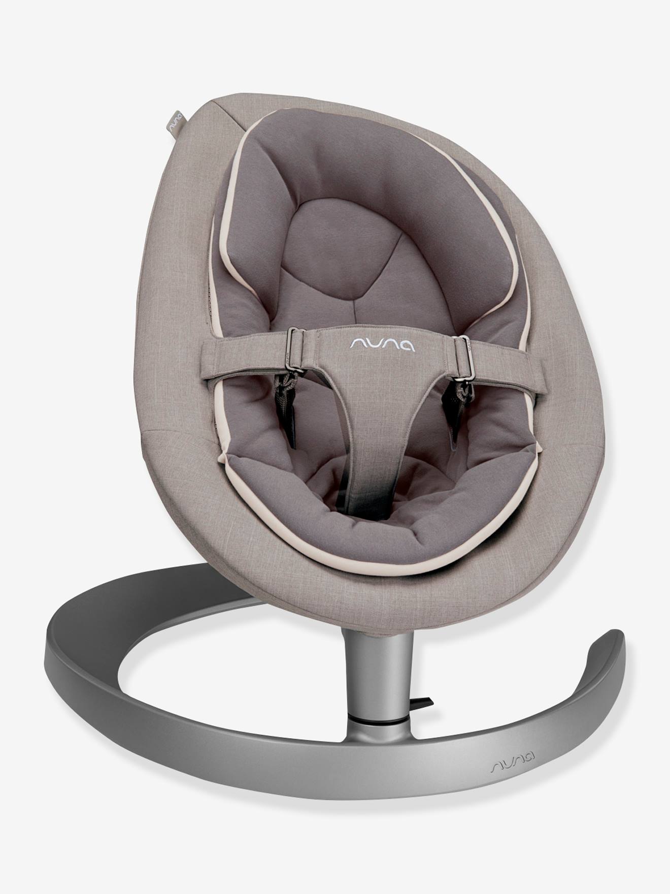 Transat évolutif NUNA Leaf Grow avec arche de jeux beige foncé (biscotti)