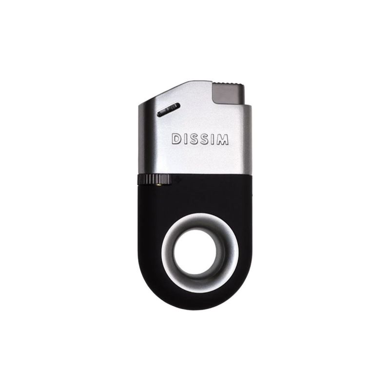 Dissim Inverted Sweet Flame Feuerzeug Silberfarbe