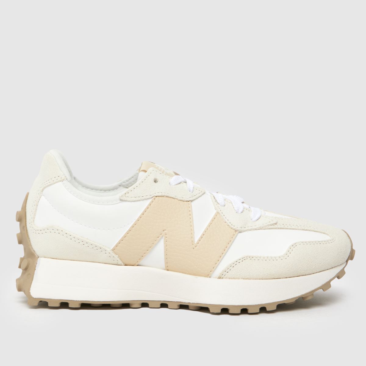 New Balance 327 sportcipő fehér és bézs színben
