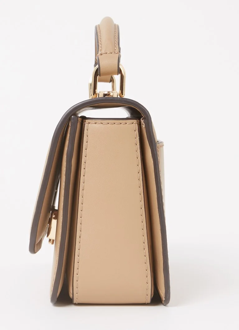Michael Kors Delancey Small leather shoulder bag with detachable shoulder strap