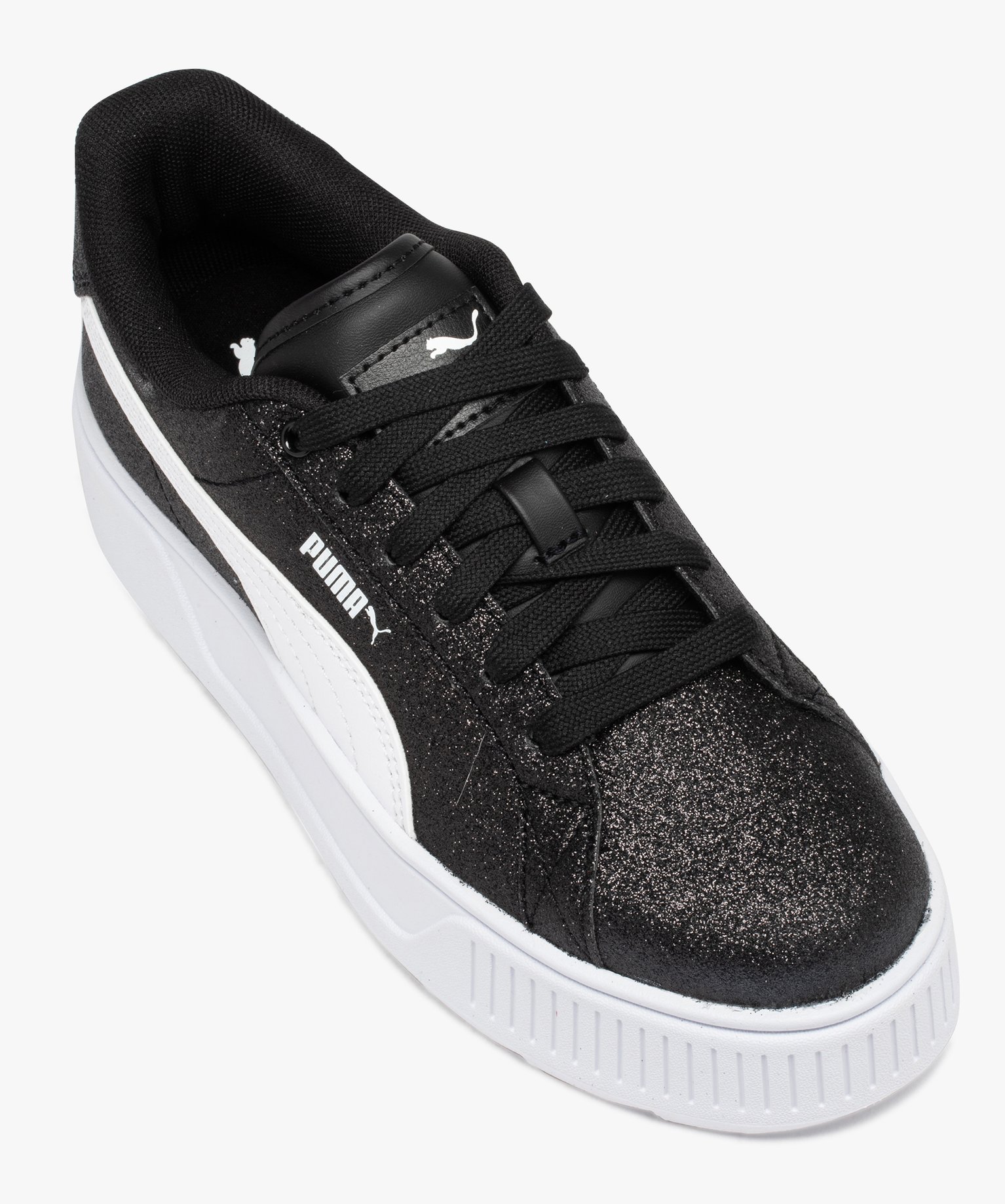 Baskets femme pailletées à semelle plateforme - Puma noir | GEMO