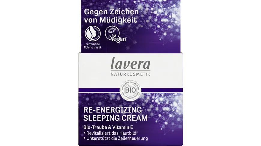 lavera Re-Energizing Sleeping Cream 50 ml