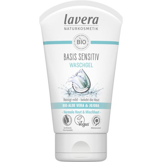 lavera Naturkosmetik Basis Sensitiv Waschgel 125ML