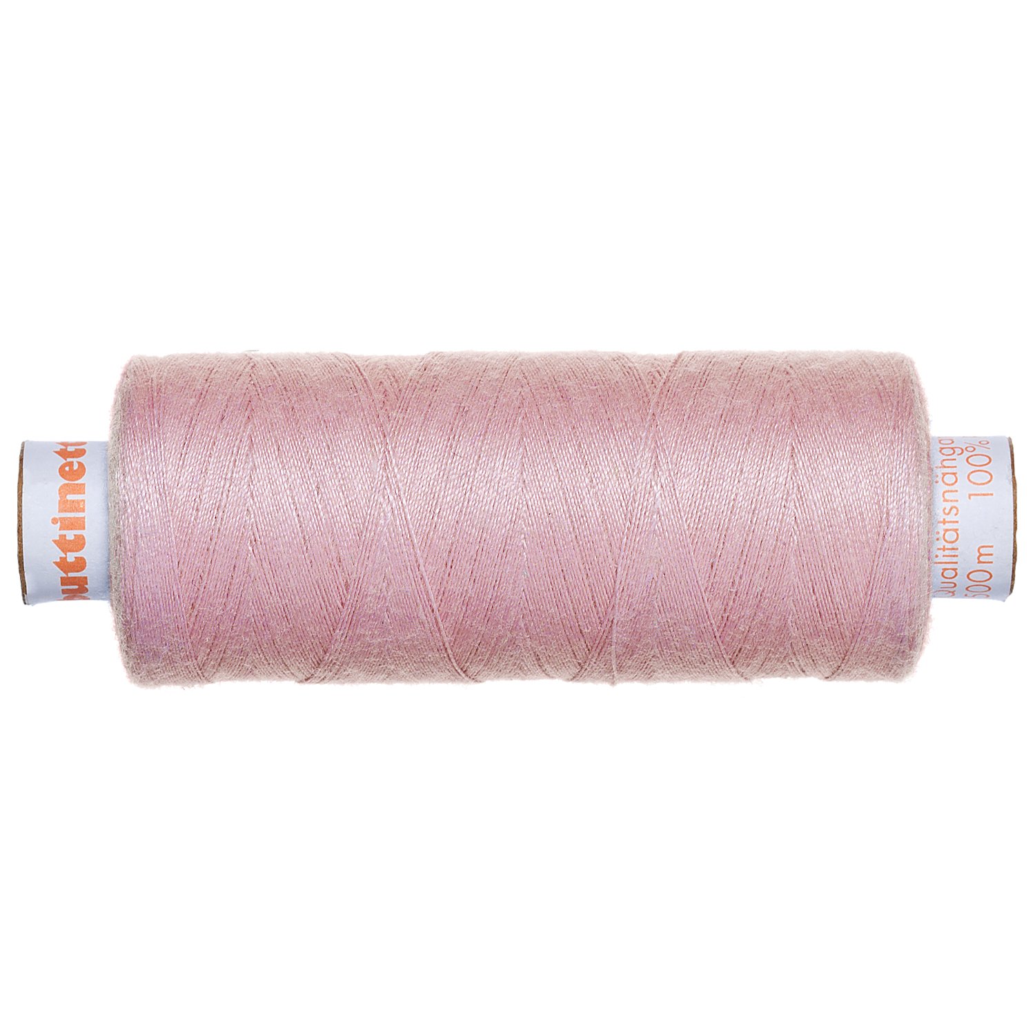 buttinette Universal-Nähgarn, Stärke: 100, 500m-Spule, vintage rosa