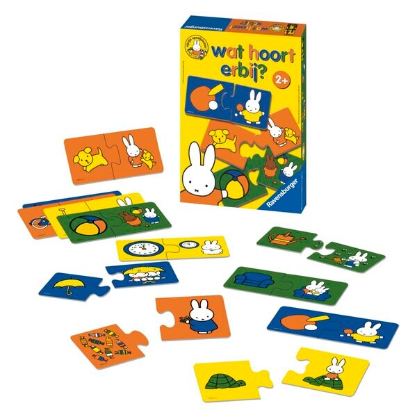 Ravensburger Miffy Mitä siihen kuuluu? Peli hollanninkielinen peli