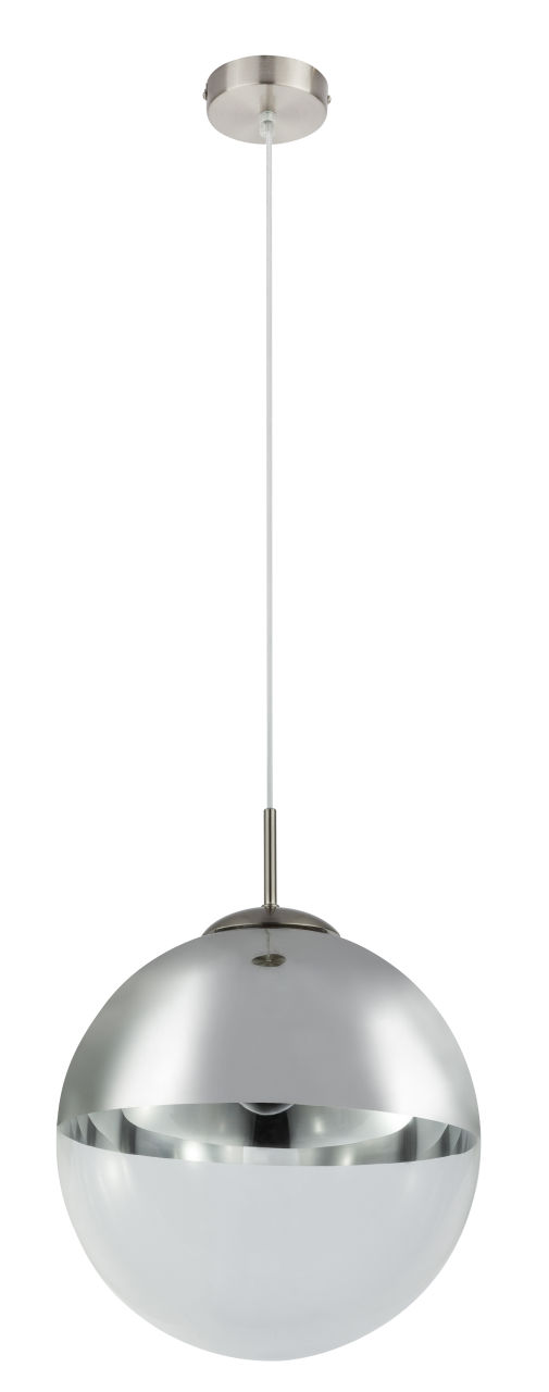 Globo Lighting - VARUS - Hängeleuchte Metall Nickel matt, 1x E27