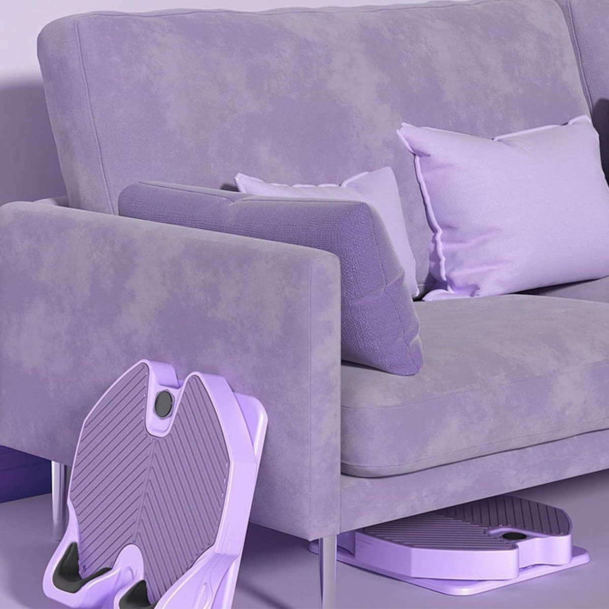 flowgoer Multitrainer Höhenverstellbares Neigungsbrett - Wadenstreckung mit Pedal, Verstellbare Neigung individuelles Training,effektive Wadenstreckung
