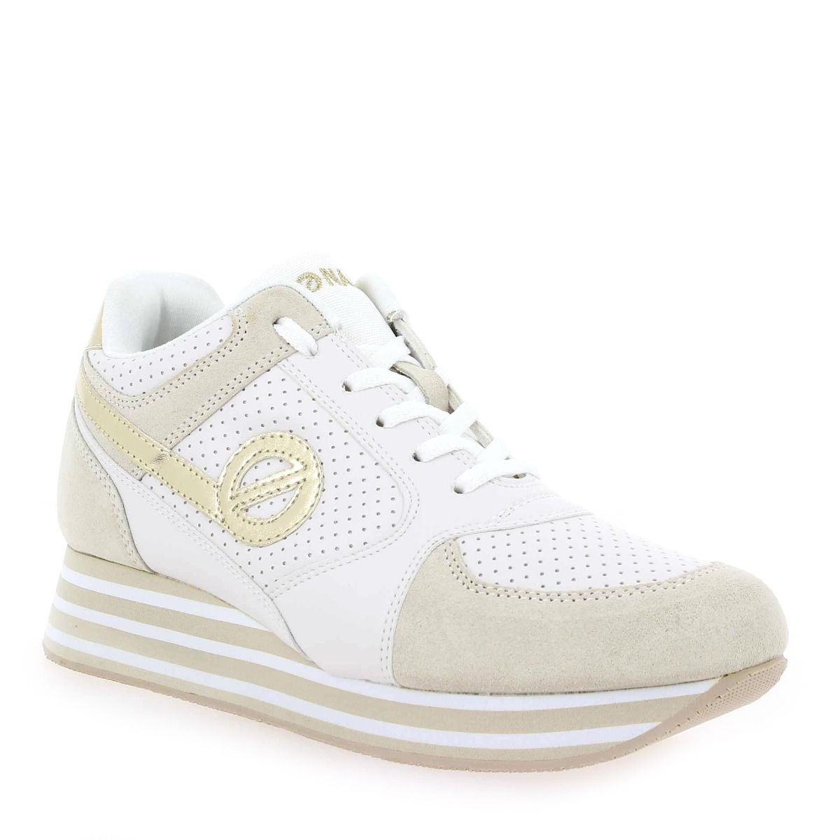 No Name  PARKO JOGGER E23 - Blanc Doré