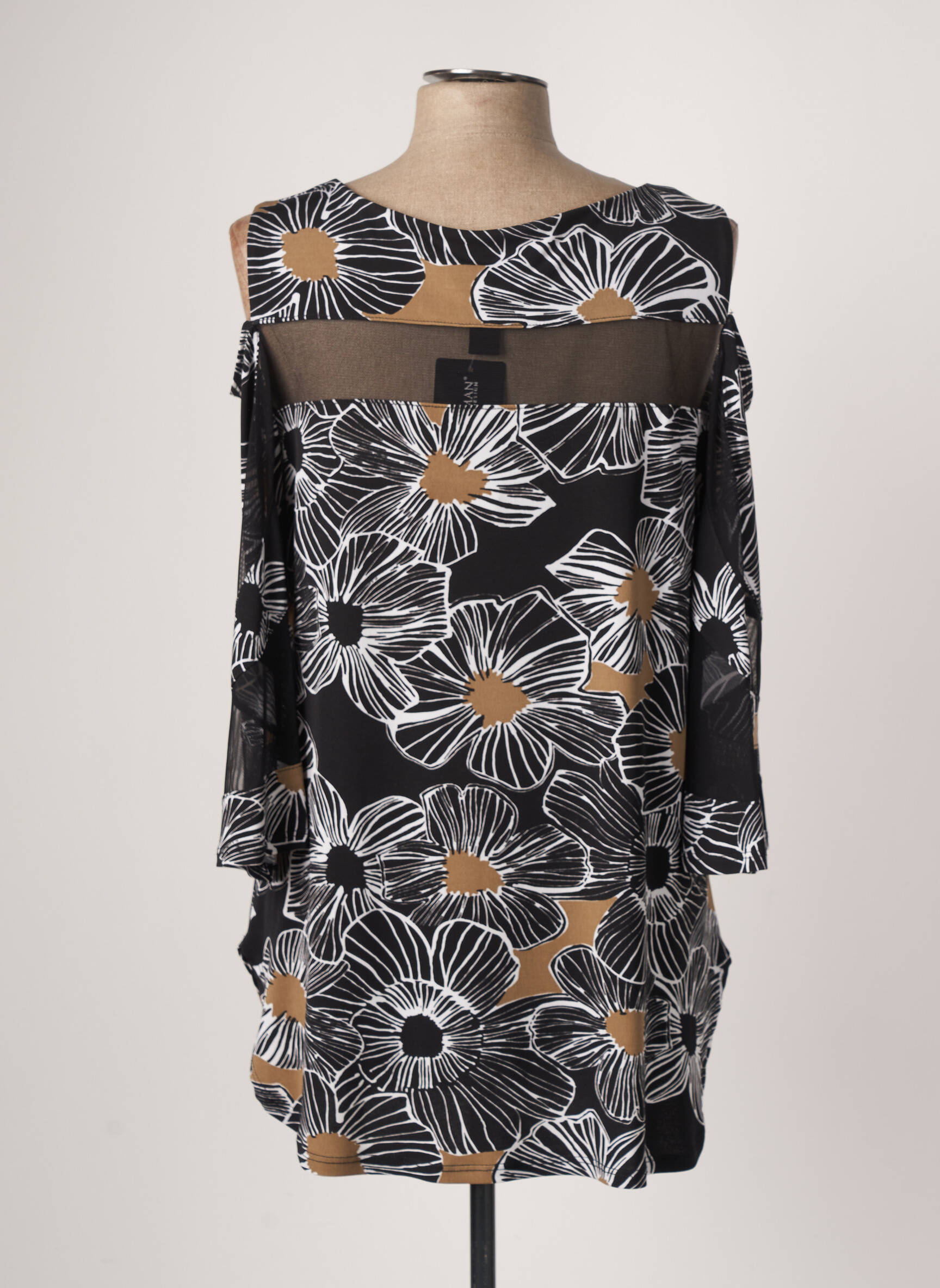 Frank Lyman Tuniquemanchelongue Femme couleur noir