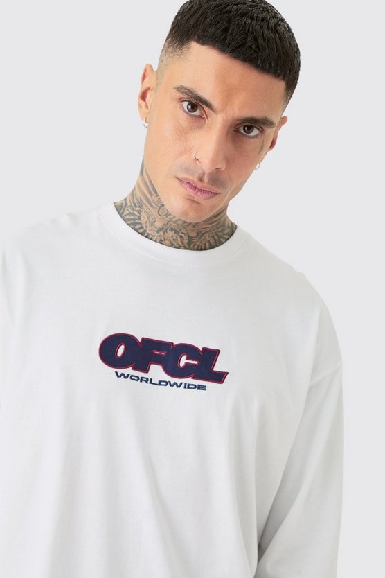 Tall Oversize T-Shirt mit Official Print