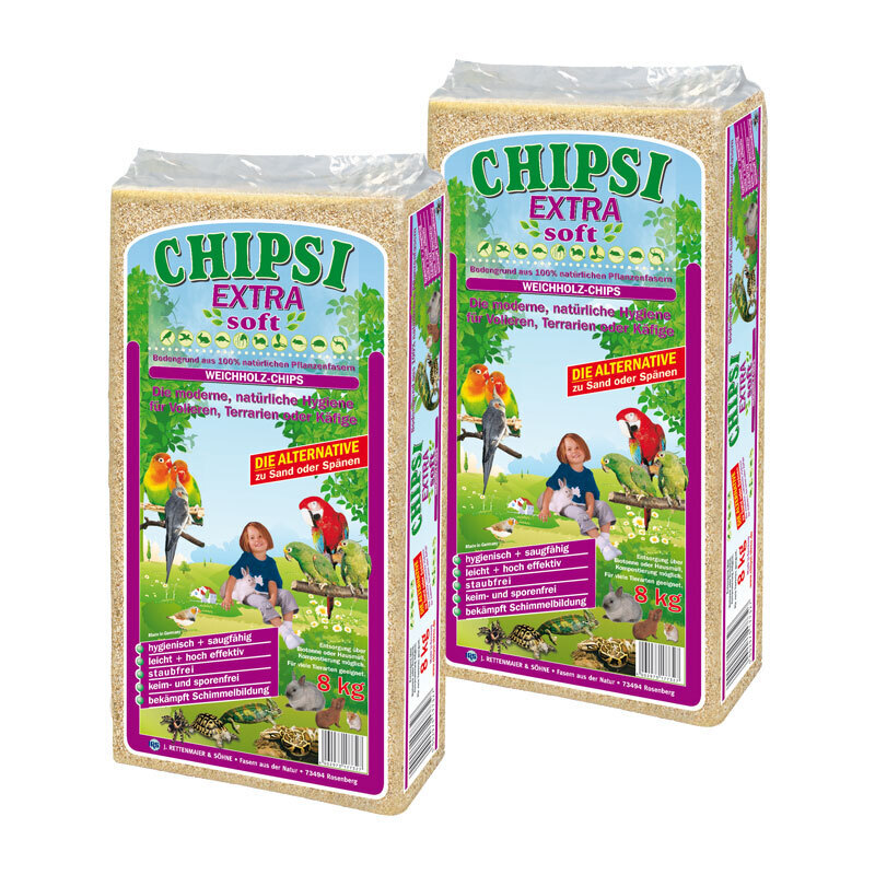 CHIPSI Bodengrund CHIPSI Extra Soft 2x8 kg