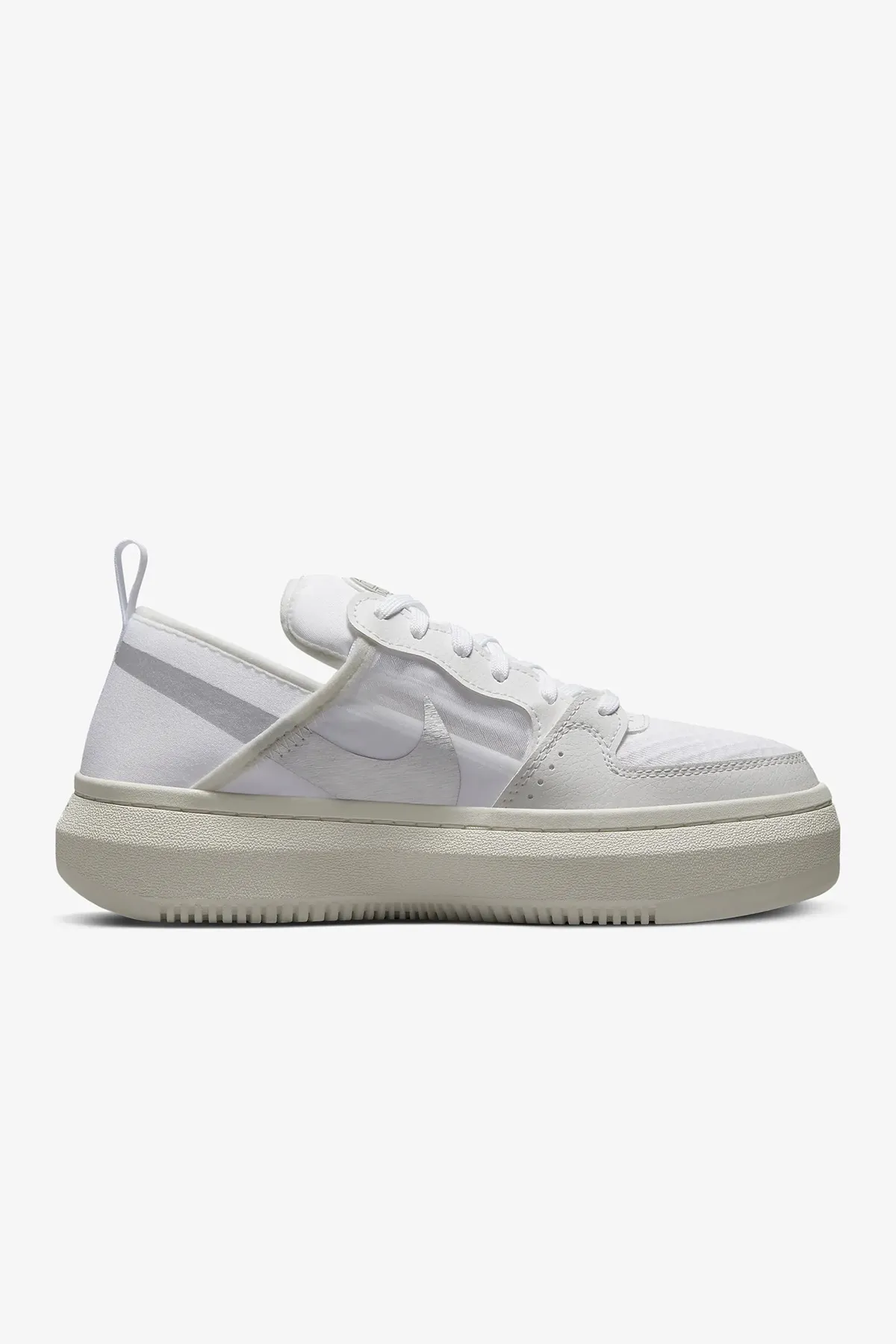 Nike  W Nike Court Vision Alta Weiß/Segel/Metalic Silber Sneaker für Damen / Mädchen